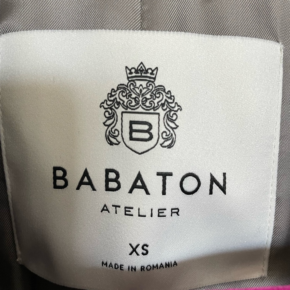 Babaton Gray Double-Breasted Coat - Picture 5 of 8